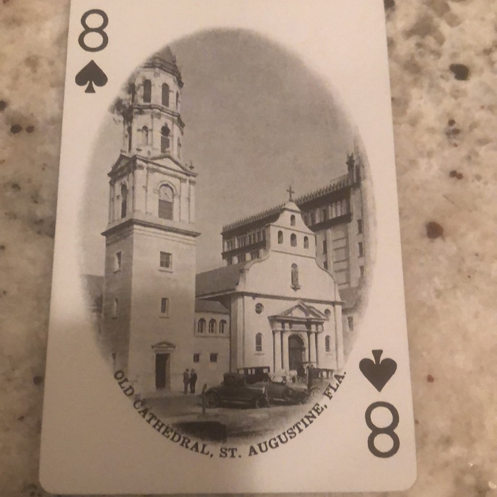 VNTG: Each Card a Different Site: Florida E. Coast Souv. Playing Cards, See Pics